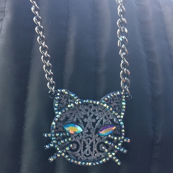 Betsey Johnson Cat Necklace